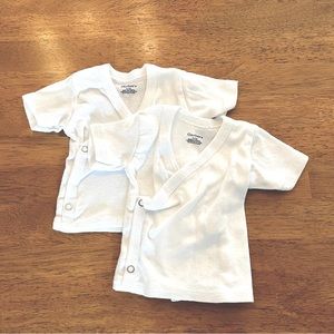 Baby Side-Snap Short Sleeve Shirts